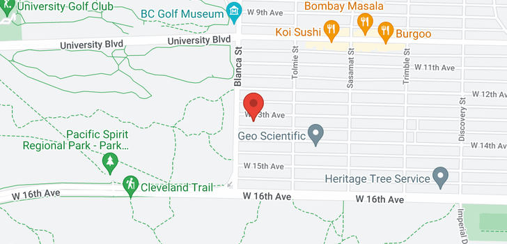 map of 4676 W 13TH AVENUE